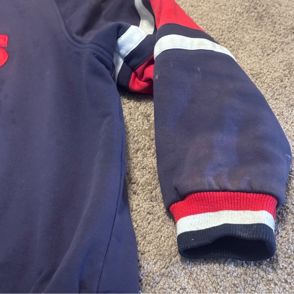 Vintage Buffalo Bills Hoodie Mens XL Blue Long Sleeve Full Zip Heavyweight NFL - Picture 13 of 16